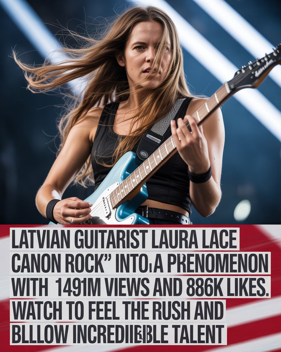 Latvian guitarist Laura Lace turns “Canon Rock” into a global phenomenon.